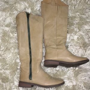 Tan boots